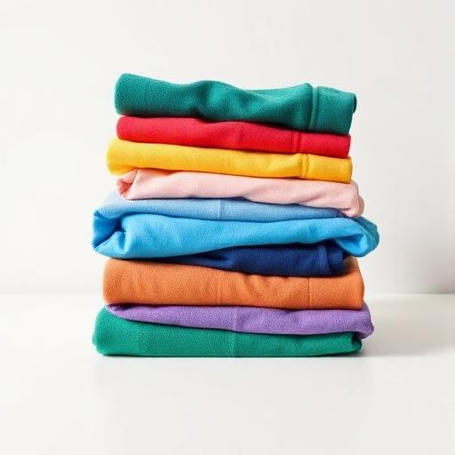 Folded laundry